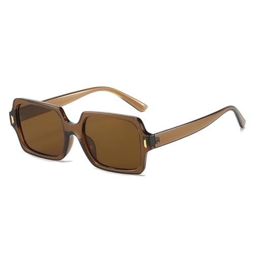 Lunettes de soleil rétro à rivets tendance et verres dégradés
