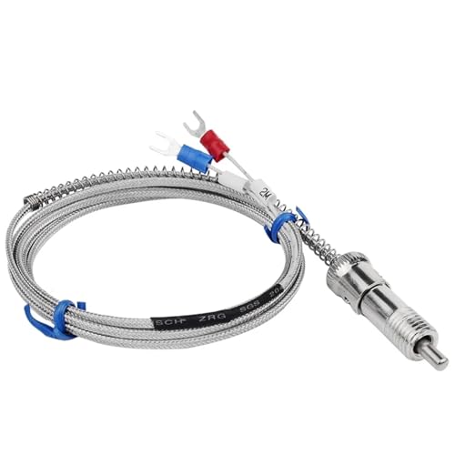 Thermocouple type K étanche inox et son câble de 5m à haute conductivité thermique