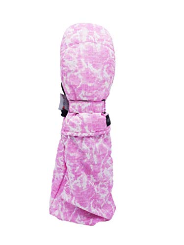 L-Bow Girls Galaxy Pink Long Gauntlet Winter Mitten