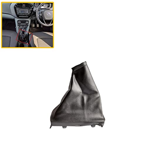 Image of for Car Tata Tiago /Tigor PU Leather & ABS Made Gear Shift Lever Cover Boot Automotive Parts[2219]