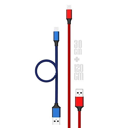 See full amazon price history chart for Soopii Compatible with Apple iPhone Combo USB Charging Data Cable – Nylon Braided, Premium Charger Cable, Length (1.2 Meter, 30 CM) Red & Blue. Soopii Compatible with Apple iPhone Combo USB Charging Data Cable – Nylon Braided, Premium Charger Cable, Length (1.2 Meter, 30 CM) Red & Blue. (B07RP85TNY) Amazon Price History, Amazon Price Tracker