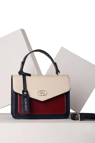 Image of Allen Solly Women's Mini Crossbody Sling Bag | Premium PU Leather | Structured Shape | Everyday Comfort | Office & Work