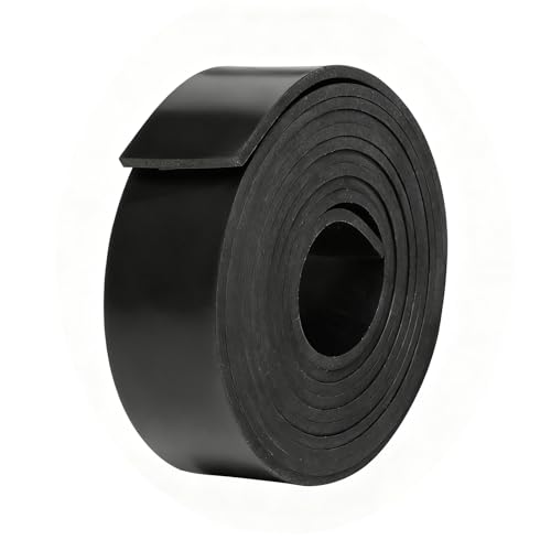 Storystore Hoja de goma de neopreno de 150 mm de ancho x 2 mm de alto x 1 m de largo. Tiras de goma de neopreno, rollos sólidos, juntas de bricolaje, manualidades, almohadillas, protección de suelos