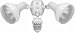 Rab STL360HW 360 Degree 2-Head Super Stealth Outdoor Sensor 1000 Watt 120 Volt White