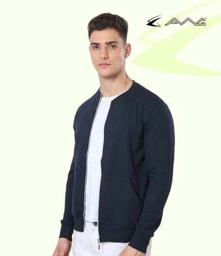 Image of AWG ALL WEATHER GEAR Jackets for Men | Casual Sports Jacket | Gym Jackets for men | Cotton Jacket with Zip | Bike jackets | Winter Wear Men Stylish