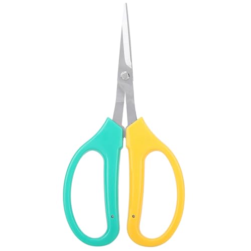 Stainless Steel Scissor, Curved Blade Grape Pruning Shears Fruit Branch Picking Scissors Bonsai...