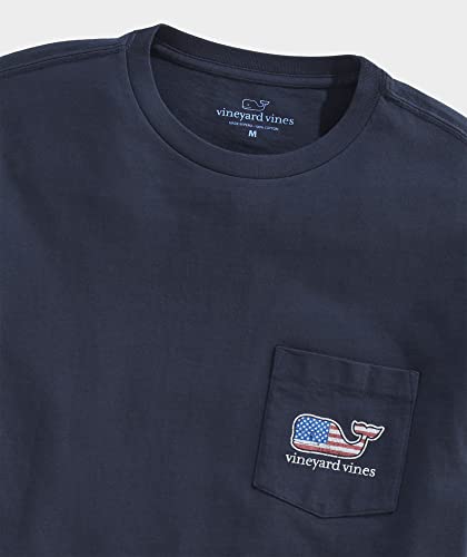 vineyard vines Men's Flag Whale Short Sleeve Pocket Tee4