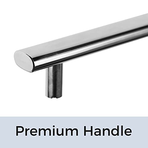 Delavin 57-59 In. W X 75 In. H Semi-Frameless Shower Door, Double Sliding Shower Door With Two Handles, Clear Tempered Glass Shower Door With Explosion-Proof Film, Stainless Steel Hardware, Waterproof #TOP6