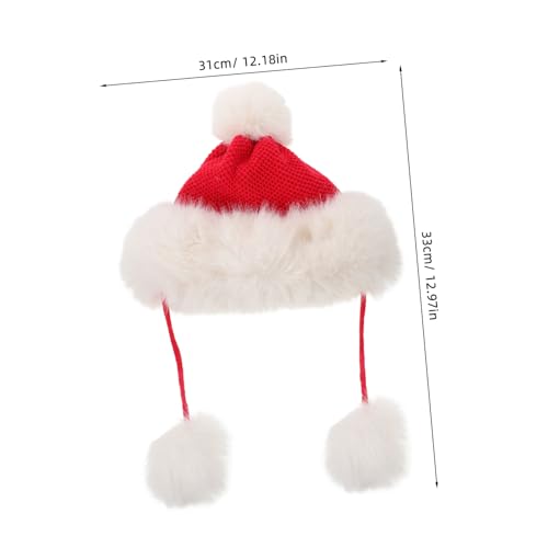 Gorro con orejeras de invierno punto acogedor pompón mujer 2