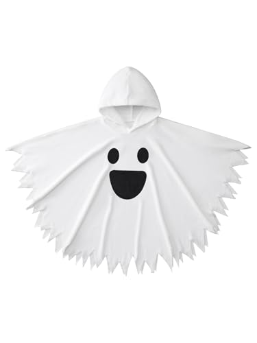 Disfraz Fantasma Infantil con Capa Blanca para Halloween miniatura 6