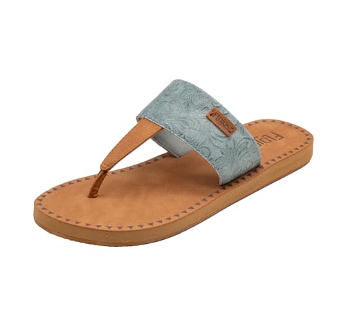 Image of Flojos Grace Women's Hooded Thong Sandal, Tan Artisan