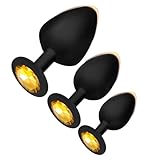 Analplug für Frauen Männer, Sexspielzeug Analplug Set, Silikon Anal Plugs, Großes, Mittleres und Kleines, für Anfänger, Frauen, Männer Paare, Hygienisch