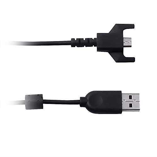 Agarres laterales para ratón inalámbrico Logitech G Pro con almohadillas y cable 5