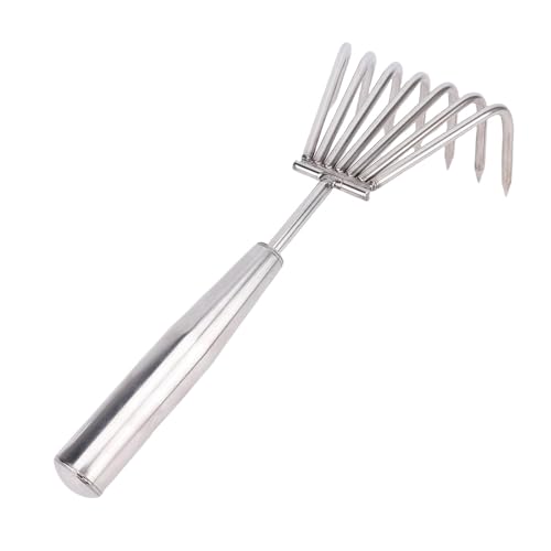 Rastrillo pequeño FLEXMAN de mano acero inoxidable