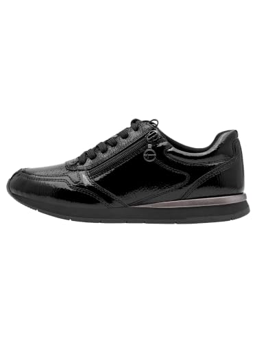 Tamaris Damen Sneaker Synthetik, schwarz, 40 EU – Ansicht 4