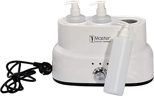 Master Massage 3 Bottle Massage Oil Warmer Electric, Massage Oil Heater, For Massage/Beauty/SPA