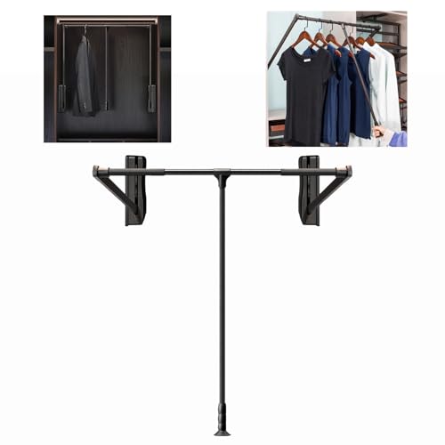 Tringle de placard en alliage d'aluminium robuste et durable - 2