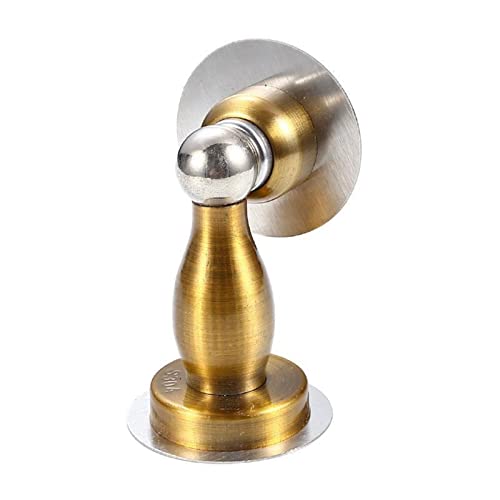Tope de puerta magnético de acero inoxidable con acabado sofisticado en bronce elegante 2