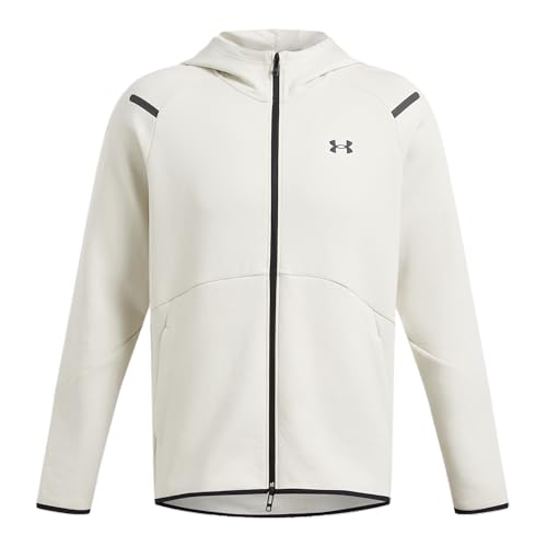 Under armour Unstoppable Fleece Full-Zip Hoodie - Men's (1379806-110, Summit White/Black)