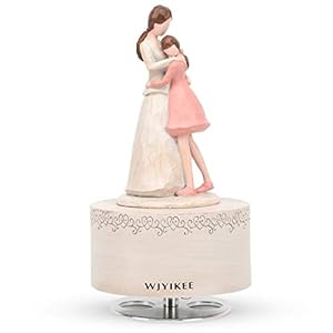 Music Box Mom Gifts,Gifts for Mom from Daughter,Daughter Gift from Mother,Funny Sculpted Musical Figure Gifts,Mother’s Day,Thanksgiving,Birthday Gifts for Mom and Daughter