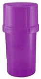 MedTainer Storage Container w/ Built-In Grinder - Purple