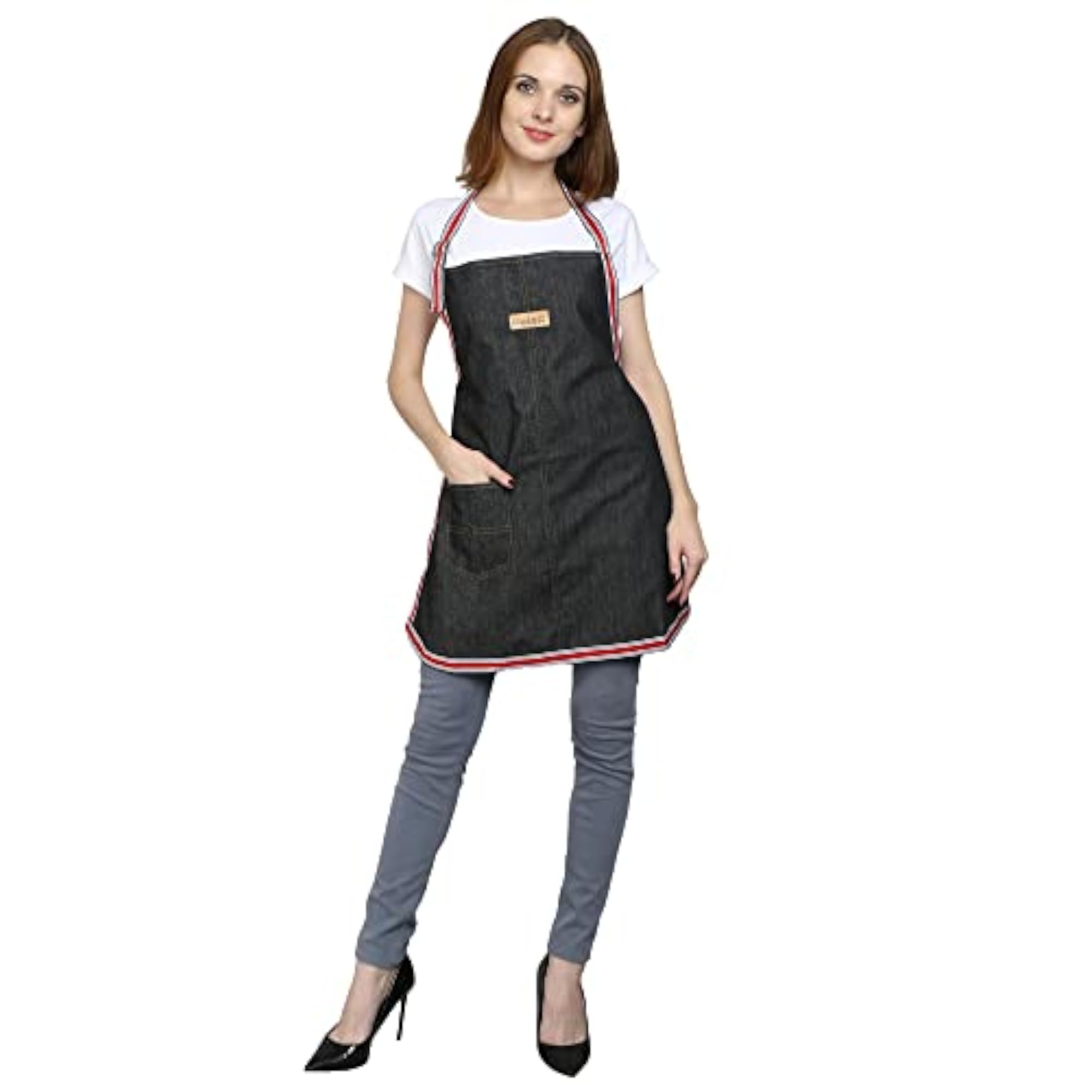 Premium Ladies Denim Apron with Pockets