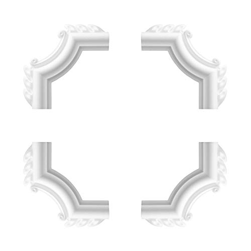 1 Ensemble - 4 Pièces Segments Arcs pour Barre Plate E-18 Arches Stuc NE-18-03D