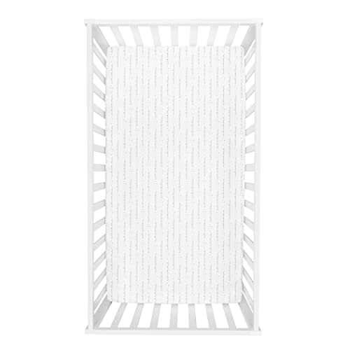 Image of Sammy & Lou Celestial 2-Pack Microfiber Fitted Crib Sheet Set, Fits Standard Crib Mattress 28 in x 52 in; Fully Elasticized,