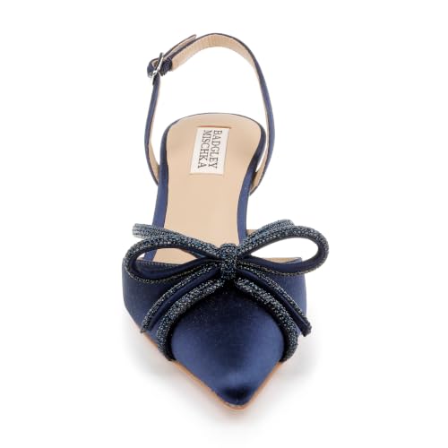 Image of Badgley Mischka Women's Angelina Slingback Kitten Heels