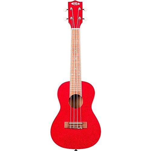 Kala, 4-String Ukulele, RED (KA-SPRK