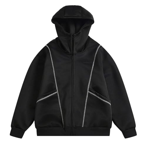 Veste de survêtement homme streetwear idéale pour le quotidien et les sorties en ville automnales