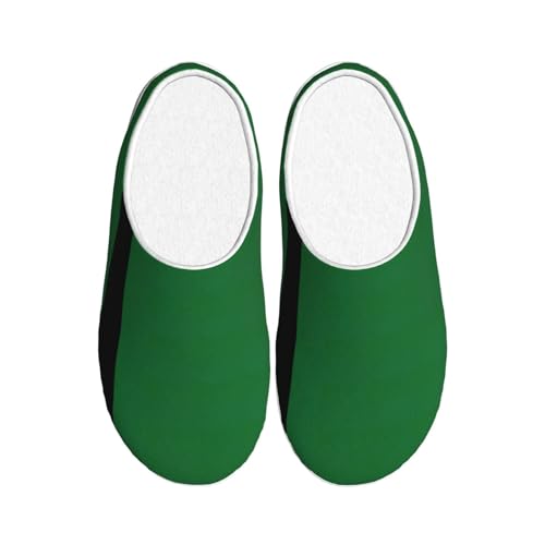 Chaussons d'hiver imprimés et pantoufles relaxantes maison en peluche noire 39 EU