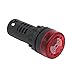1PCS AD16-22SM 12V 24V 110V 220V 22mm Flash Signal Light red LED Active Buzzer Buzzer Alarm Indicator Light (Color : Red 380V)