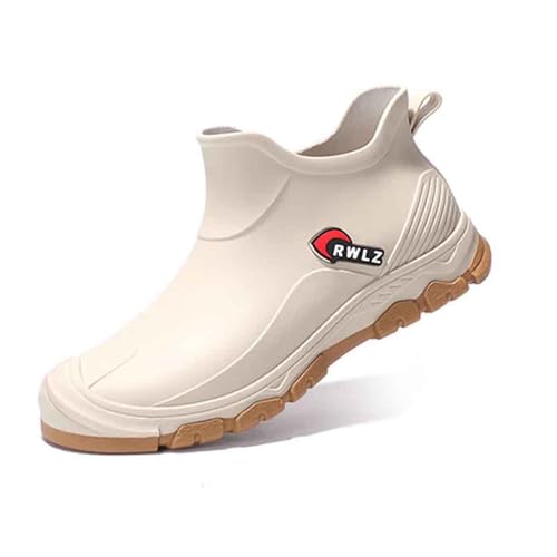 Zapatos de agua para hombre, diseño de lluvia, ideales para días lluviosos, perfectos para primavera y verano, calzado versátil, para actividades al aire libre, cómodo y protector para viajes y