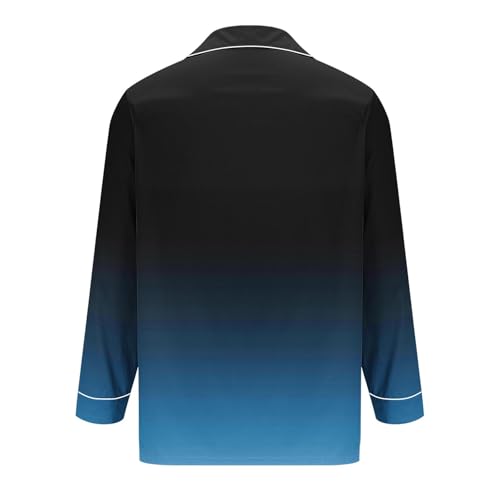 Xiaojmake Mens Pajama Sets 4 way Stretch Soft Lightweight Loungewear Sleepwear Long Sleeve and Pajama Pants with Pockets4