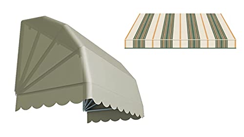 La tenda a cappottina si apre e chiude con movimento a corda manuale, attraverso delle carrucole in acciaio inox fissate all'interno della struttura.