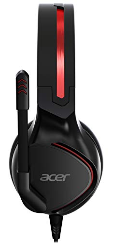 Acer Nitro Gaming, Cuffie Gaming, con Cavo jack 3.5 mm, Impedenza 21 Ohm, Sensibilità 100 dB, Driver 50 mm, Microfono Boom e Omnidirezionale flessibile da 6”, Leggere, Windows 7/8/8.1/10/11 - Cuffia gaming - Immagine 5