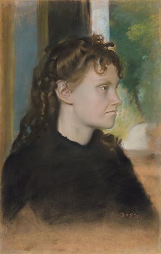 Affiche Toile Edgar Degas Madame Théodore Gobillard Portrait Art 60x90cm