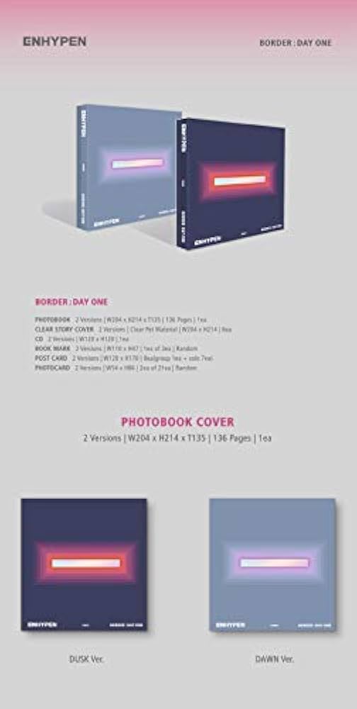 Amazon.co.jp: ENHYPEN (エンハイフン) - BORDER : DAY ONE
