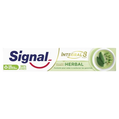 SIGNAL - Vollzahnpaste 8 Nature Elements Herbal - Verstärkte Adern - Mineral-Zink - 96% natürlichen Ursprungs - 75ml – Ansicht 1