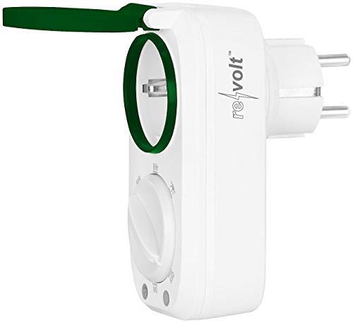 revolt Steckdosen: Outdoor-Zeitschaltuhr mit 8-Std.-Timer &...