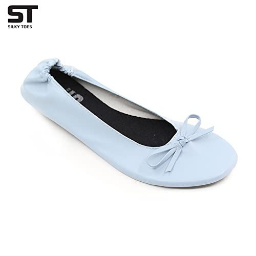 Image of Silky Toes Foldable Flat Shoes for Women | Portable Ballet Flats for Weddings, Parties, Events, Travel |Comfortable Cushioned