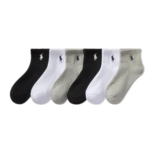 POLO RALPH LAUREN Boys' Perfromace Solid Cushioned Quarter