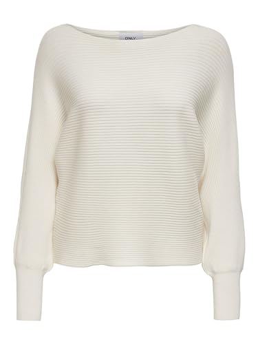 ONLY Damen Kurzer Strickpullover | Knitted Basic Stretch Sweater | Langarm...