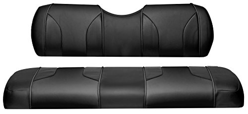 MODZ FC2 EZGO TXT Custom Front Seat Covers - Black/Black