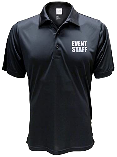 Conspiracy Tee Smart People Clothing Event Staff Polo Reflective Design,Performance Polo w/Moisture Wicking Technology