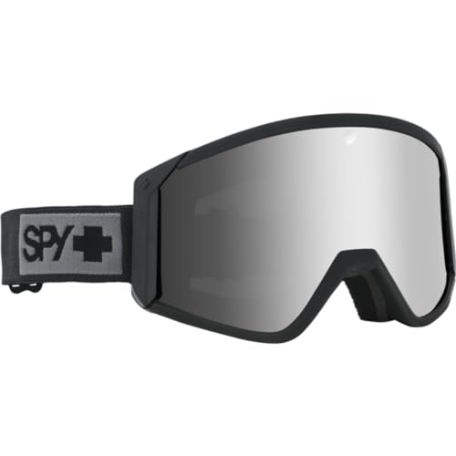 Masque de ski Spy+ Raider Black Matte avec écran Bronze Silver Spectra