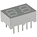 LTD-2701B Display Modules - LED Character and Numeric Blue 7-Segment 2 Character Common Cathode 3.8V 20mA 0.394