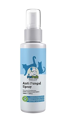 PET PERK Anti-Fungal Spray For Cats By Prine Nanotech Advanced Nanotechnology Based Formulation For All Kinds Of Fungal Infections Effective Results Within A Week Cats(100 Ml,1 Pc)