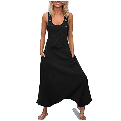 Mono Peto Suelto para Mujer, Mujer Monos Holgado Boho Estilo, Mujer Suelto Casual Fuera del Hombro Mono, Mono para Mujer, Mono de Mujer, Monos de Vestir Mujer, Mono de Mujer Elegante Talla Grande